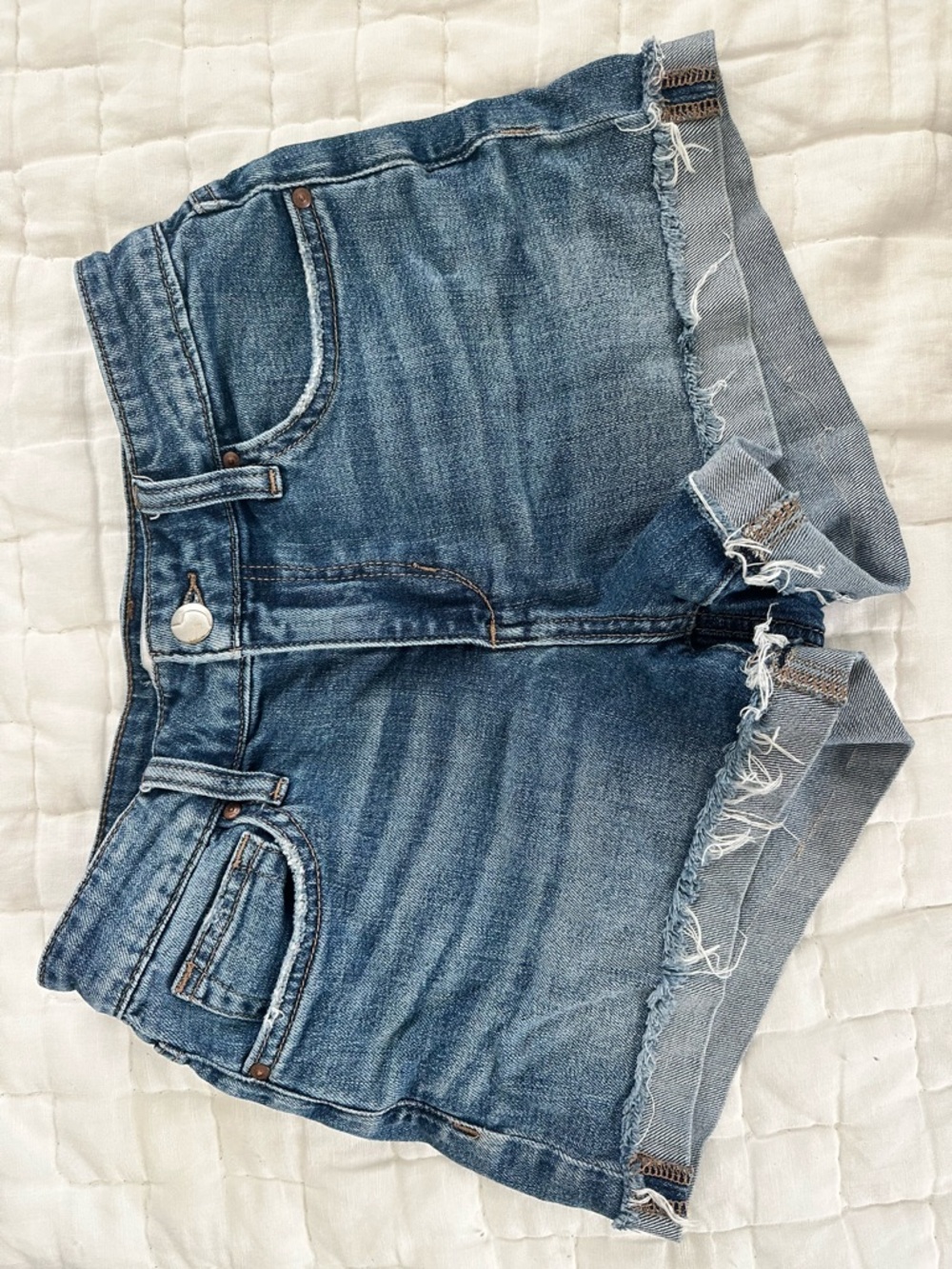 Joe's Jeans Faded Blue Denim Shorts